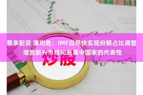 尊享配资 潘功胜：IMF应尽快实现份额占比调整 增加新兴市场和发展中国家的代表性