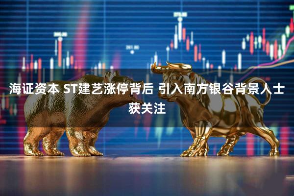 海证资本 ST建艺涨停背后 引入南方银谷背景人士获关注